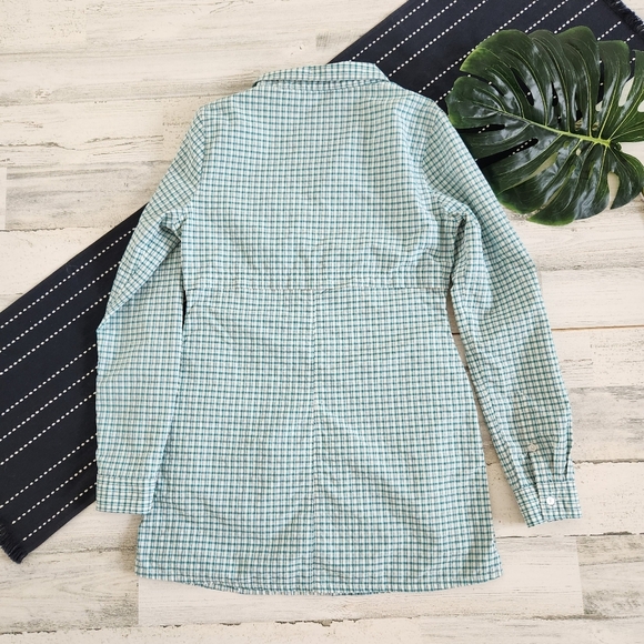 Toad&Co Marvista Tunic Long Sleeve Button Up Shirt Blue Size Small - Picture 2 of 9